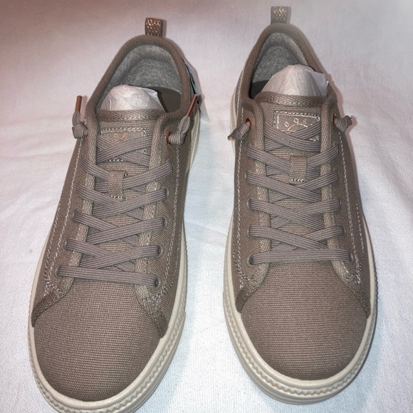 BOBS from Skechers Taupe Lace-Up Sneakers - Picture 3 of 12